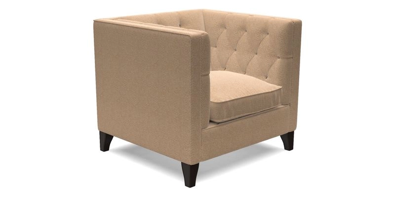 Haresfield Chair in Two Tone Plain Biscuit