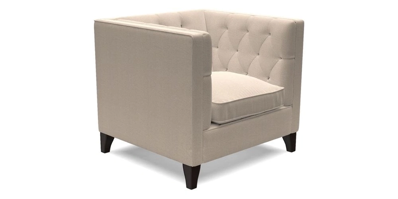 Haresfield Chair in Two Tone Plain Biscuit