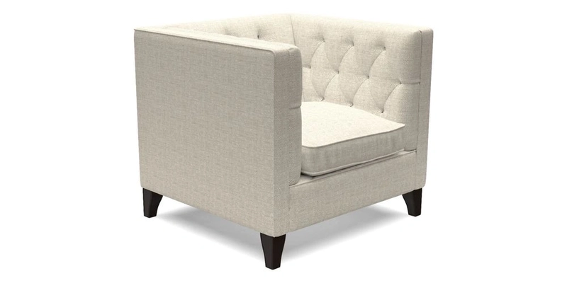 Haresfield Chair in Two Tone Plain Biscuit