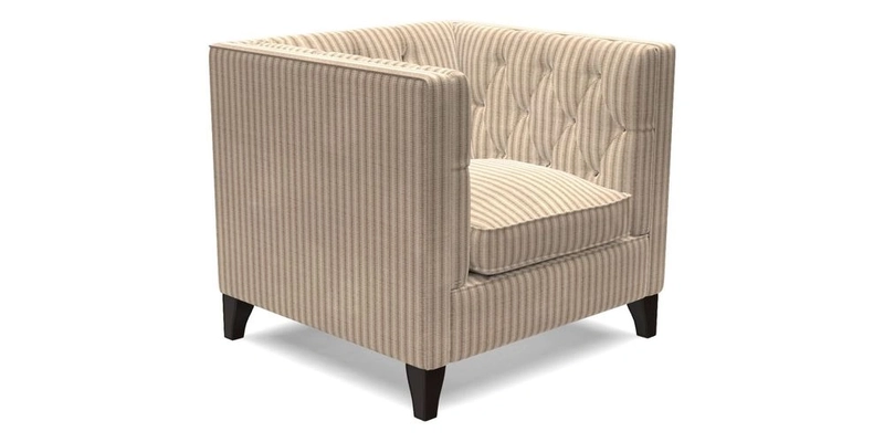 Haresfield Chair in Two Tone Plain Biscuit