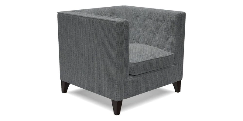 Haresfield Chair in Two Tone Plain Biscuit