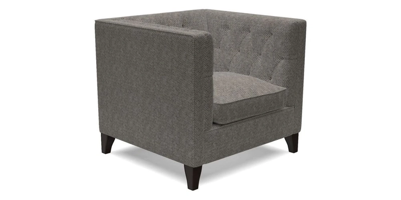 Haresfield Chair in Two Tone Plain Biscuit