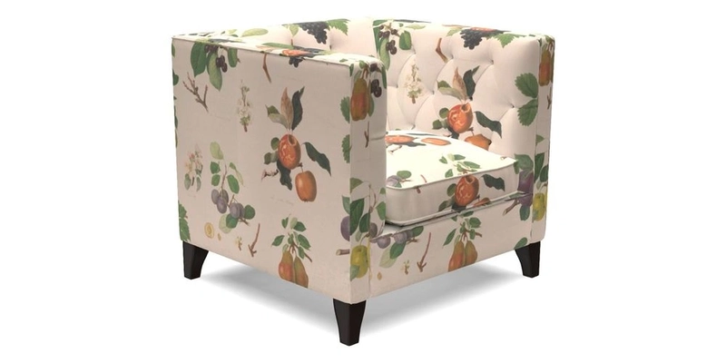 Haresfield Chair in Two Tone Plain Biscuit