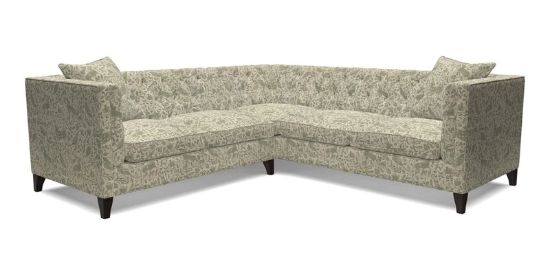 Haresfield Corner Sofa in Two Tone Plain Biscuit
