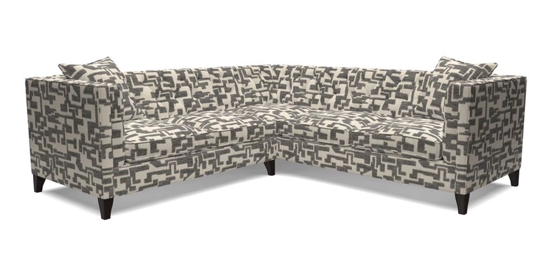 Haresfield Corner Sofa in Two Tone Plain Biscuit