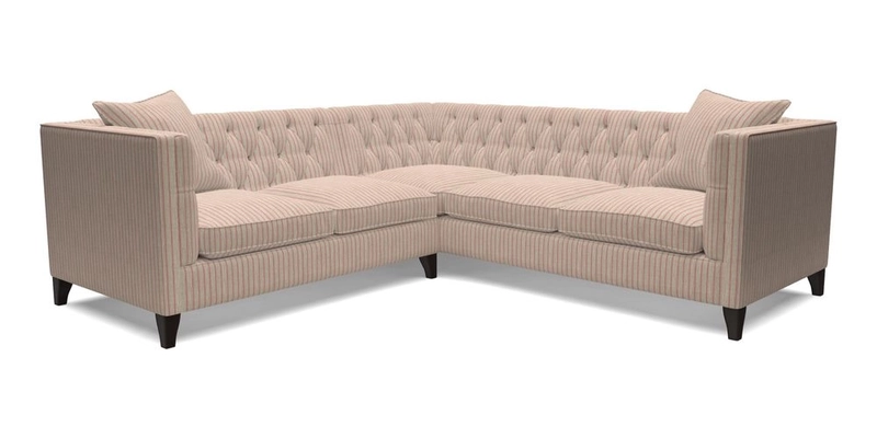 Haresfield Corner Sofa in Two Tone Plain Biscuit