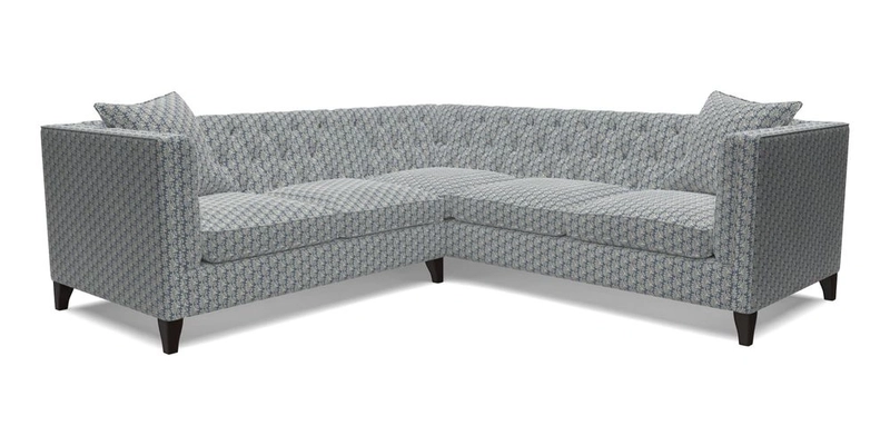 Haresfield Corner Sofa in Two Tone Plain Biscuit