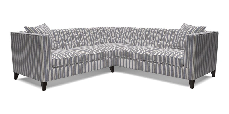 Haresfield Corner Sofa in Two Tone Plain Biscuit