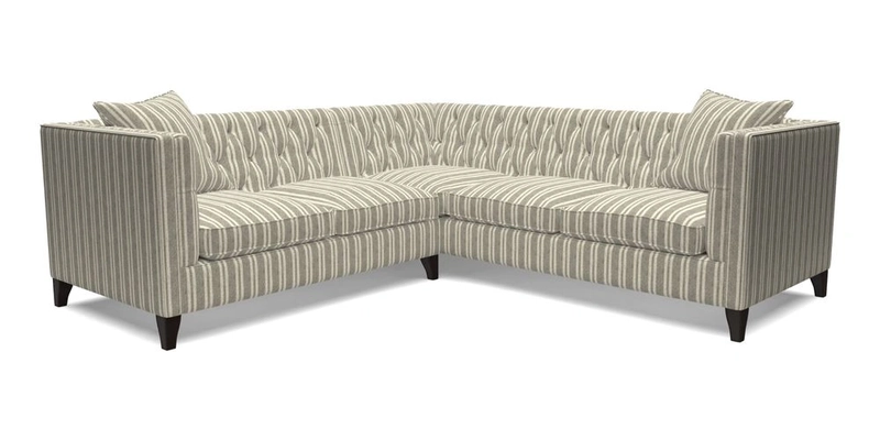 Haresfield Corner Sofa in Two Tone Plain Biscuit