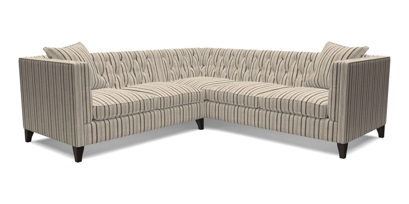 Haresfield Corner Sofa in Two Tone Plain Biscuit