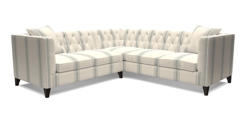 Haresfield Corner Sofa in Two Tone Plain Biscuit