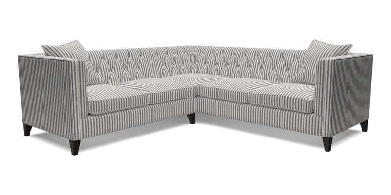 Haresfield Corner Sofa in Two Tone Plain Biscuit