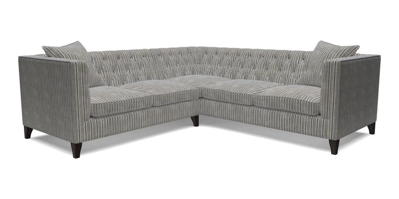 Haresfield Corner Sofa in Two Tone Plain Biscuit