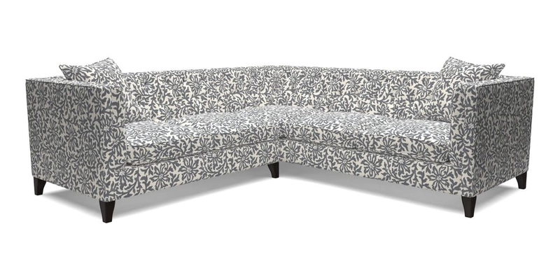 Haresfield Corner Sofa in Two Tone Plain Biscuit