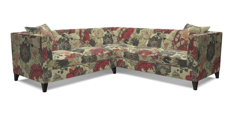 Haresfield Corner Sofa in Two Tone Plain Biscuit