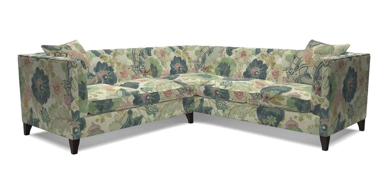 Haresfield Corner Sofa in Two Tone Plain Biscuit