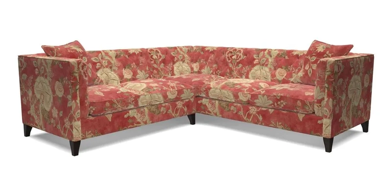 Haresfield Corner Sofa in Two Tone Plain Biscuit