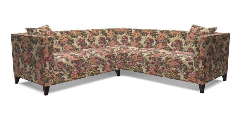 Haresfield Corner Sofa in Two Tone Plain Biscuit