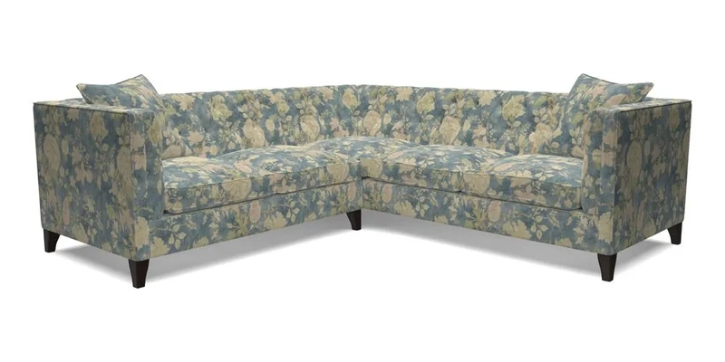 Haresfield Corner Sofa in Two Tone Plain Biscuit