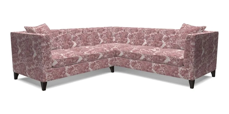 Haresfield Corner Sofa in Two Tone Plain Biscuit