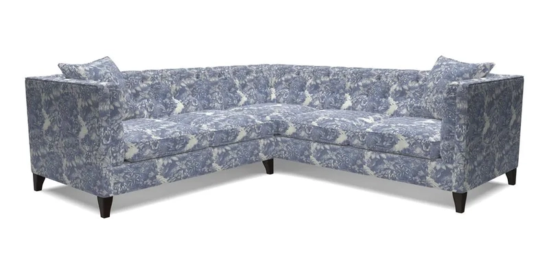 Haresfield Corner Sofa in Two Tone Plain Biscuit