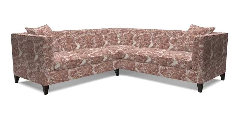 Haresfield Corner Sofa in Two Tone Plain Biscuit