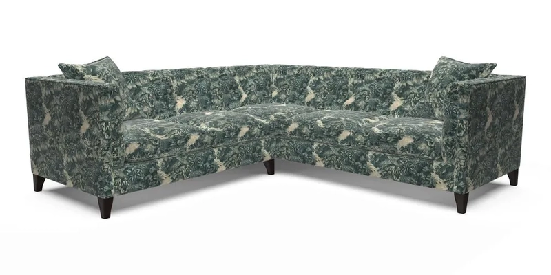 Haresfield Corner Sofa in Two Tone Plain Biscuit