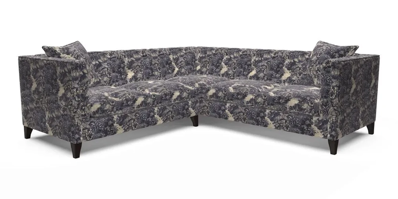 Haresfield Corner Sofa in Two Tone Plain Biscuit