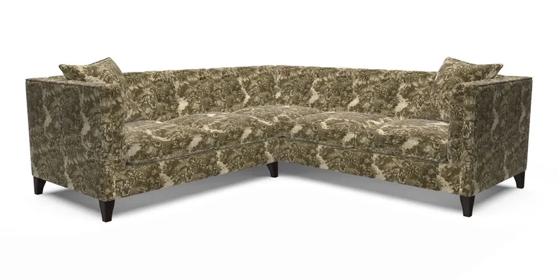 Haresfield Corner Sofa in Two Tone Plain Biscuit