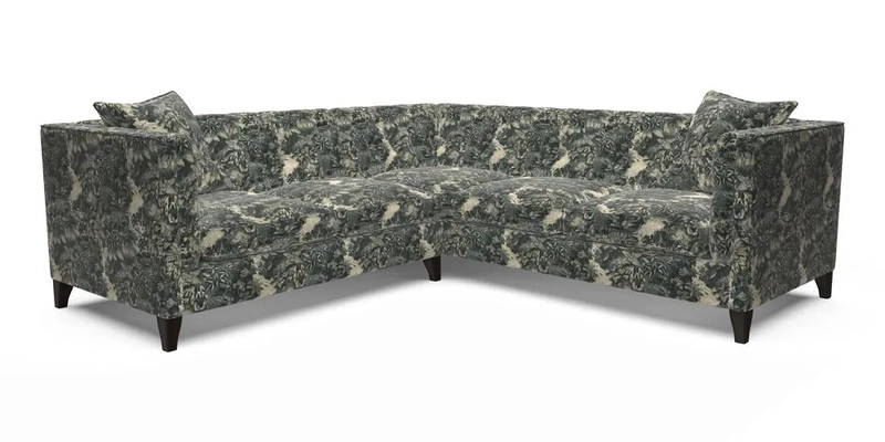 Haresfield Corner Sofa in Two Tone Plain Biscuit