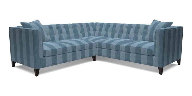 Haresfield Corner Sofa in Two Tone Plain Biscuit
