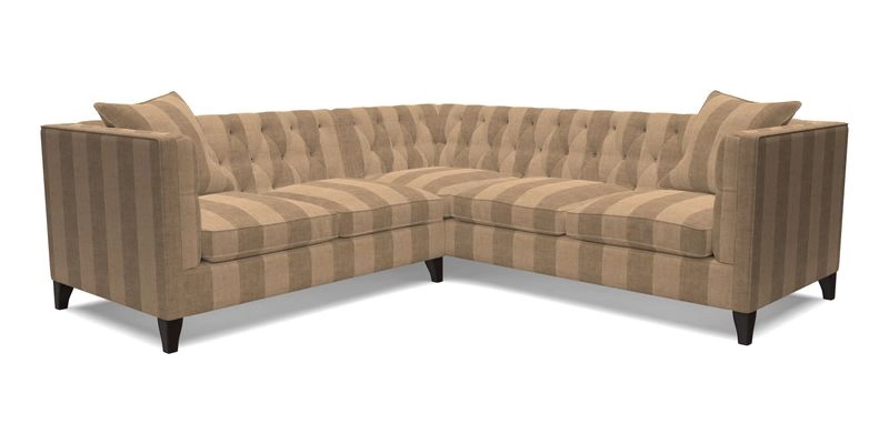 Haresfield Corner Sofa in Two Tone Plain Biscuit