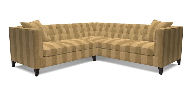 Haresfield Corner Sofa in Two Tone Plain Biscuit