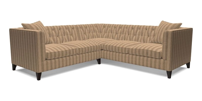 Haresfield Corner Sofa in Two Tone Plain Biscuit