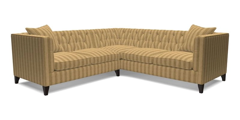 Haresfield Corner Sofa in Two Tone Plain Biscuit