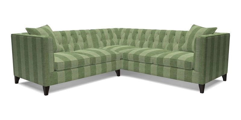 Haresfield Corner Sofa in Two Tone Plain Biscuit