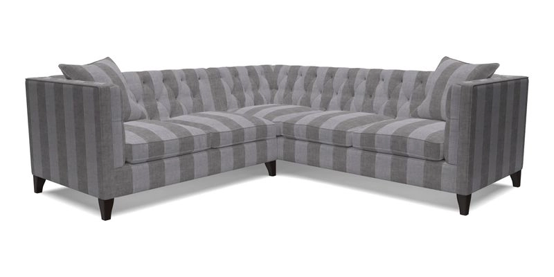 Haresfield Corner Sofa in Two Tone Plain Biscuit