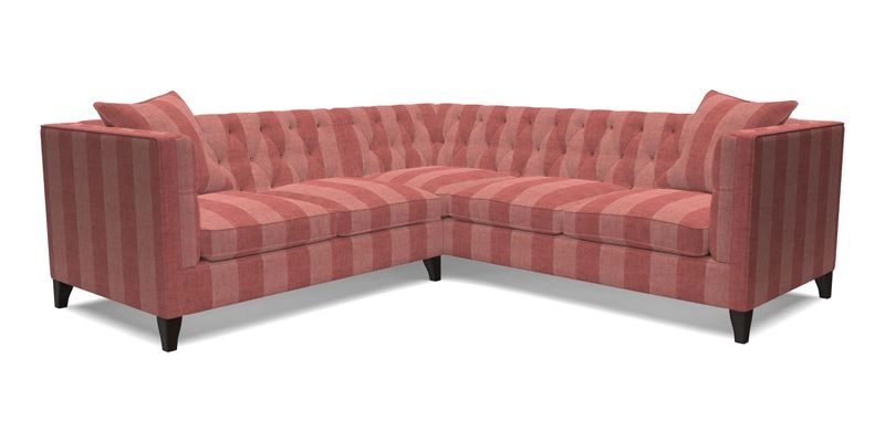 Haresfield Corner Sofa in Two Tone Plain Biscuit