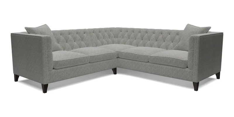 Haresfield Corner Sofa in Two Tone Plain Biscuit