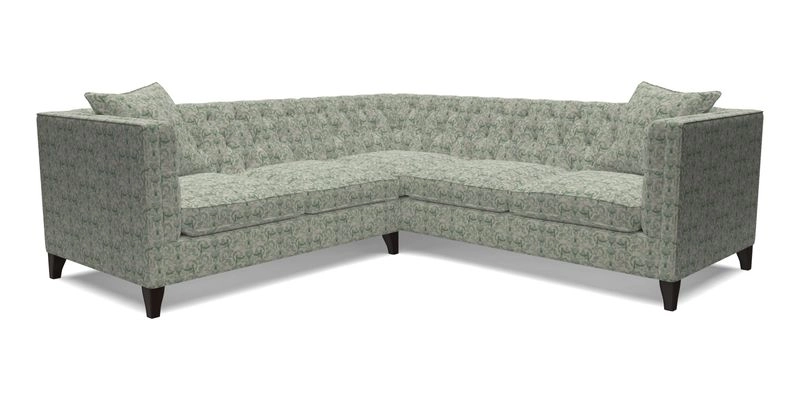 Haresfield Corner Sofa in Two Tone Plain Biscuit