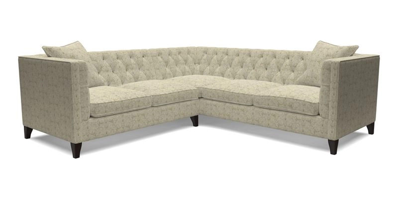 Haresfield Corner Sofa in Two Tone Plain Biscuit