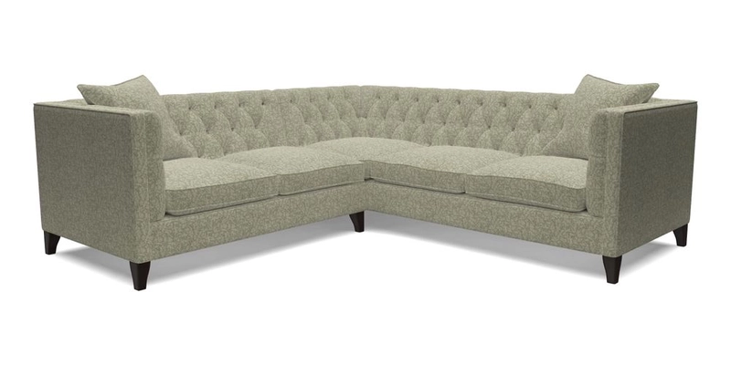 Haresfield Corner Sofa in Two Tone Plain Biscuit