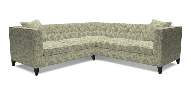 Haresfield Corner Sofa in Two Tone Plain Biscuit