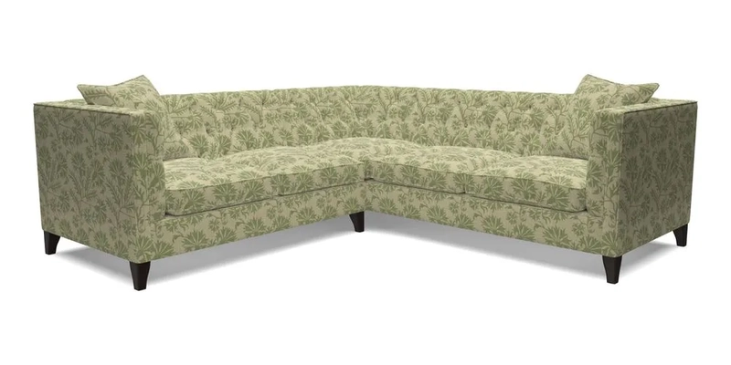 Haresfield Corner Sofa in Two Tone Plain Biscuit