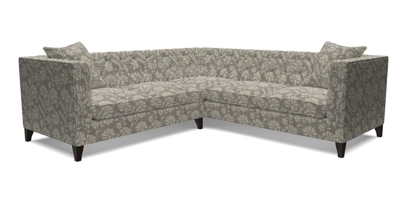 Haresfield Corner Sofa in Two Tone Plain Biscuit