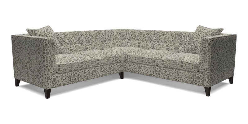 Haresfield Corner Sofa in Two Tone Plain Biscuit