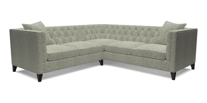 Haresfield Corner Sofa in Two Tone Plain Biscuit