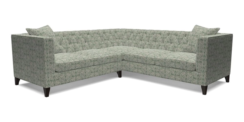 Haresfield Corner Sofa in Two Tone Plain Biscuit