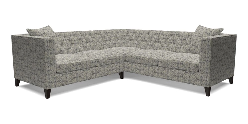 Haresfield Corner Sofa in Two Tone Plain Biscuit