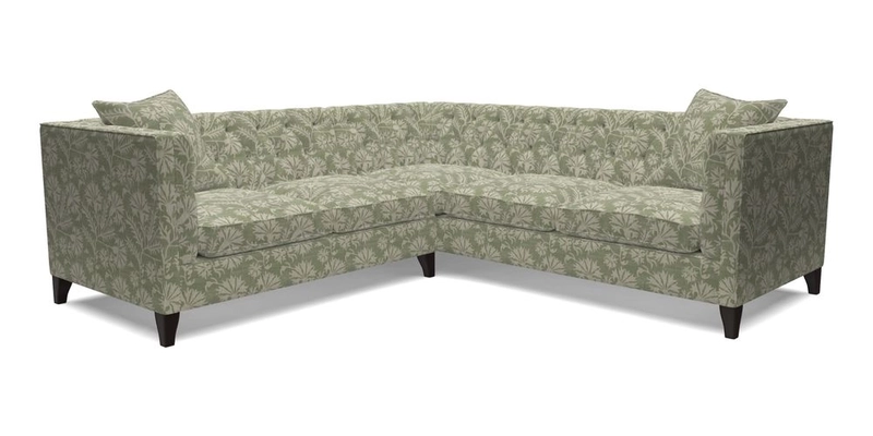 Haresfield Corner Sofa in Two Tone Plain Biscuit